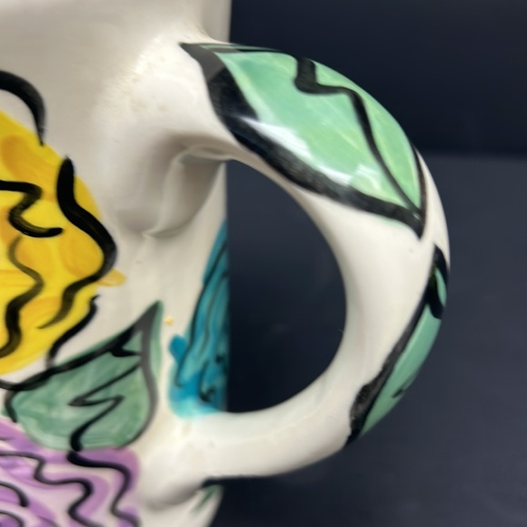 Vintage studio art pottery  ceramic glazed milk bag holder LISA MATHEWS 94 - Picture 6 of 6